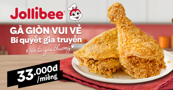 Voucher Jollibee trị giá 50.000 VNĐ