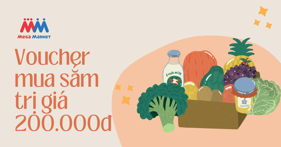 Voucher MM Mega Market trị giá 200.000 VNĐ